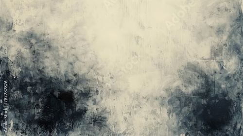 Encaustic or wax painting minimalist background, earth tones, copy and text space, 16:9 © Christian