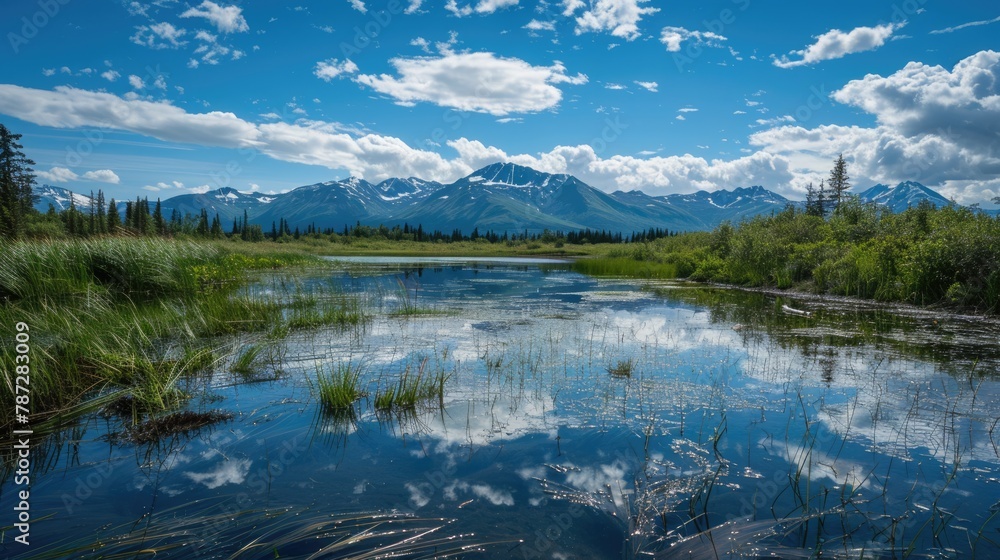 Discovering Anchorage State Parks: A Breathtaking Landscape of Sky, Lake, River, and Glacier Near Drinking Water Sources