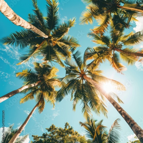 Only Good Vibes: Positive Summer Lifestyle with Tropical Nature Background