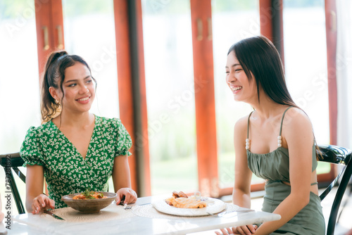 Happy Clients Enjoying Meal...
