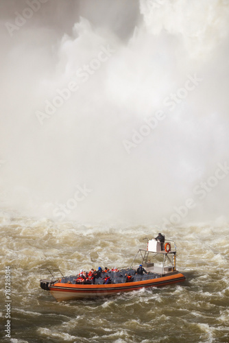 Iguazu Falls or Waterfall landscape