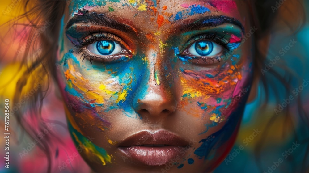 Craft a vibrant and realistic portrait