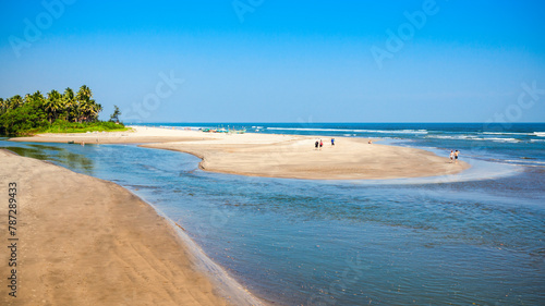 Beach in Goa, India photo