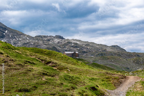 Heilbronner Hut in the Austrian Alps photo