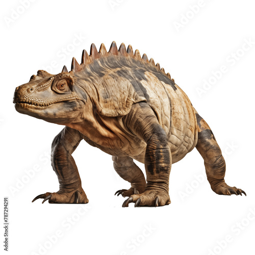 anteosaurus isolated on white