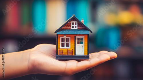 small house in hand