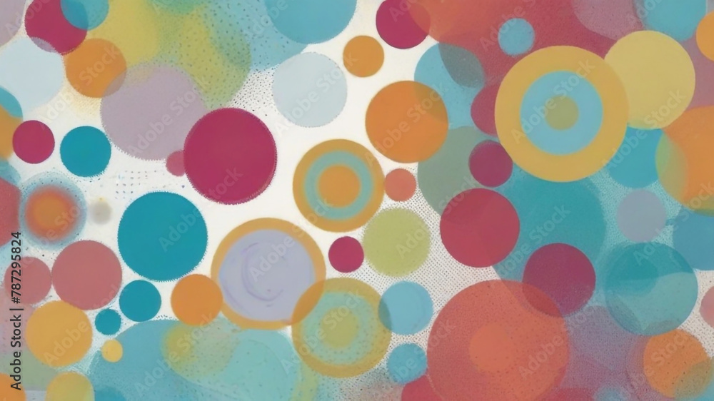 seamless pattern with circles seamless pattern with circles