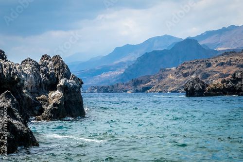 Rocks, sea and beaches in Crete