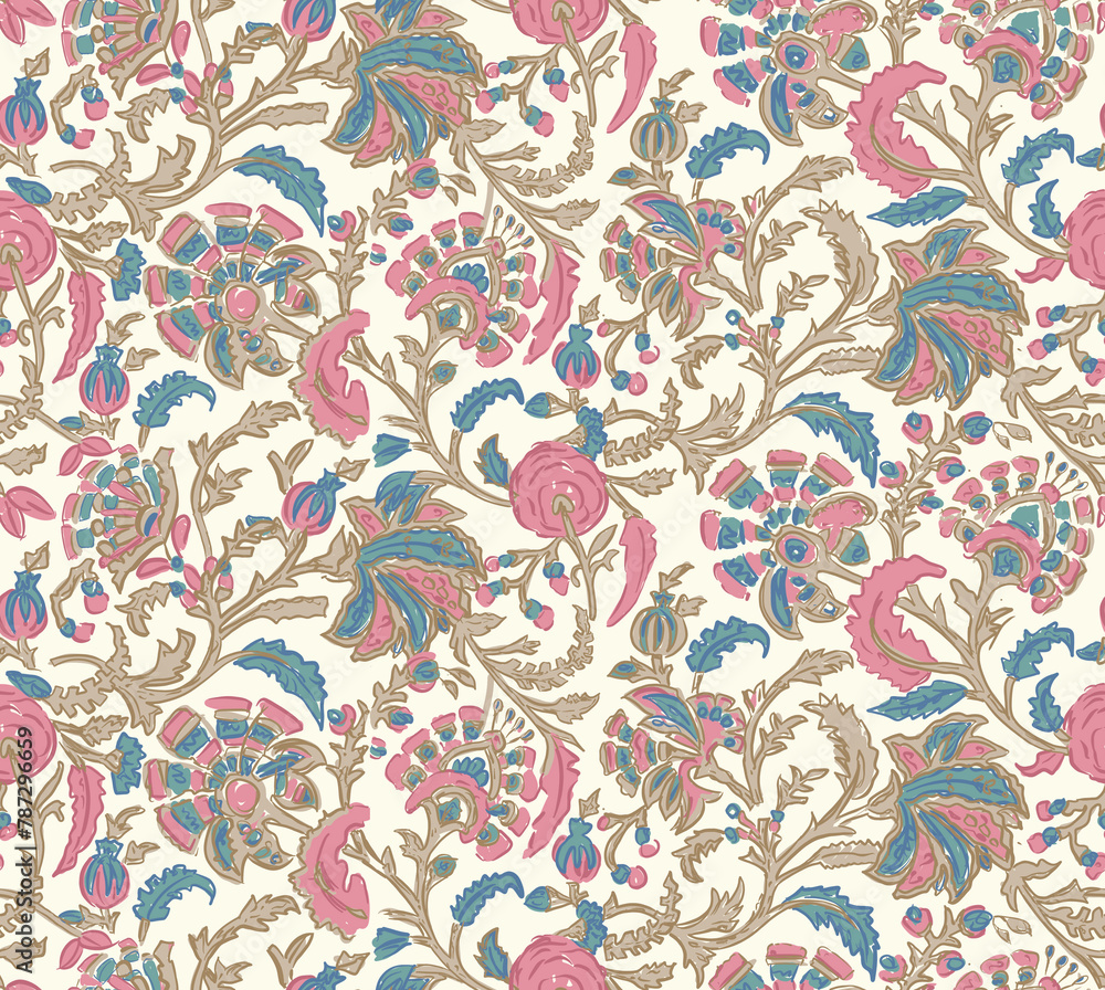 Chintz meets chinoiserie Chintz meets chinoiserie