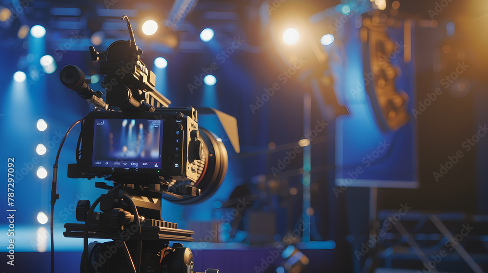Fototapeta premium Online Video Conference Business Interview Call Or Webinar : Generative AI