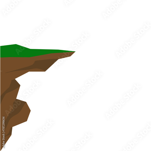 Ravine Vektor Illustration 