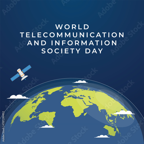 vector graphic of World Telecommunication and Information Society Day ideal for World Telecommunication and Information Society Day celebration.