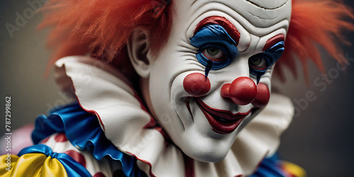 Personnage en pâte à modeler : portrait de clown