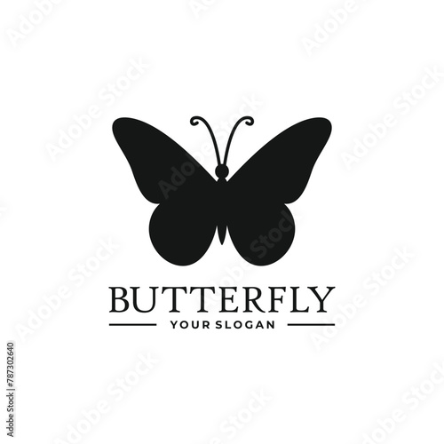 Butterfly logo vector