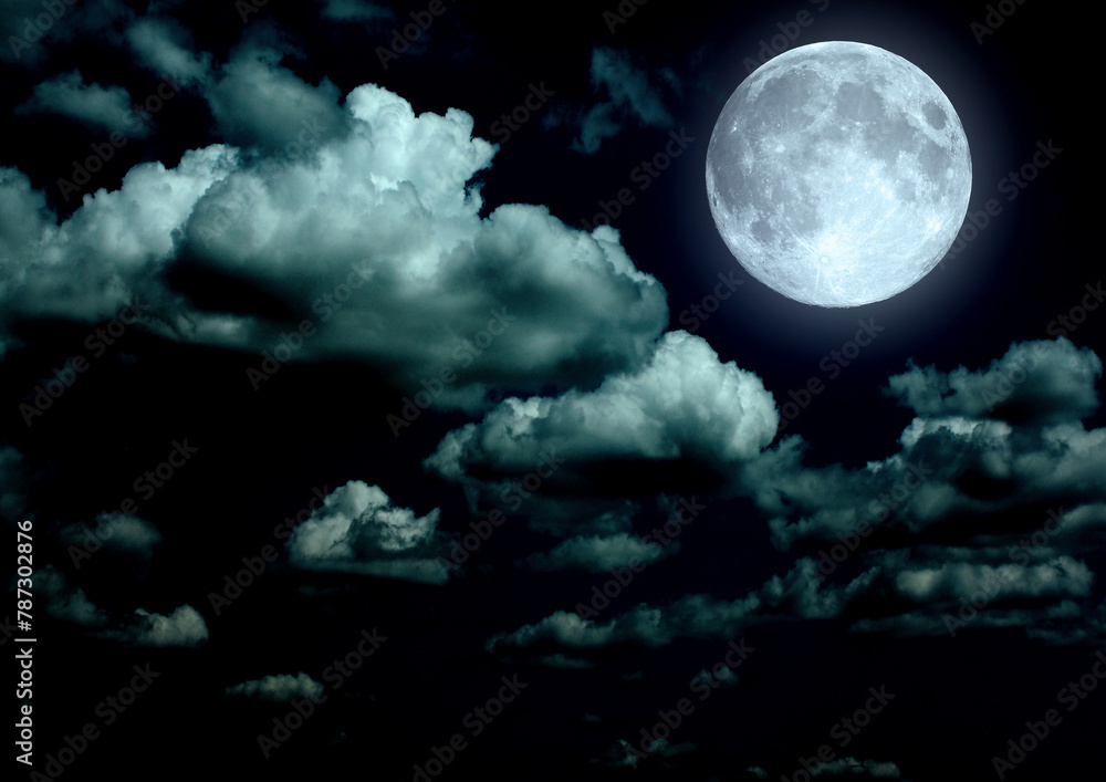 Cloudy sky background