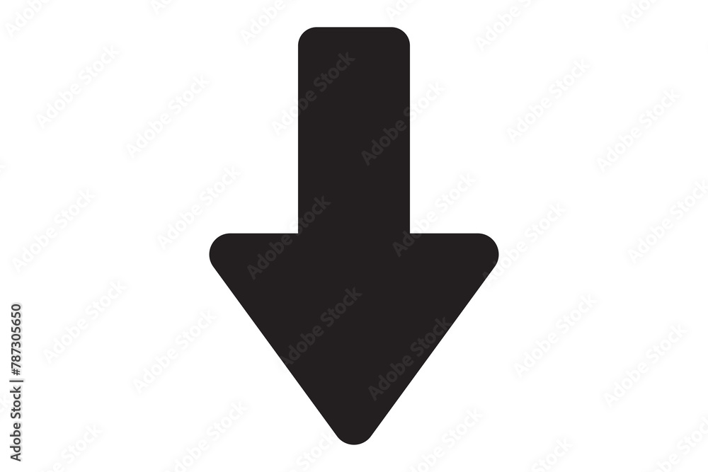 arrow down icon design illustration. arrow down icon design illustration.
