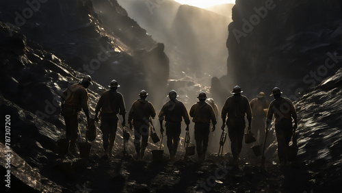 Mines workers 