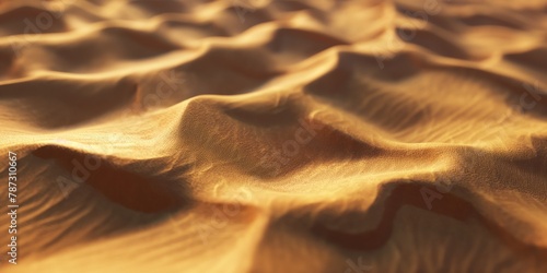 The seamless waves of sand dunes create a mesmerizing pattern that symbolizes both beauty and the harshness of the desert