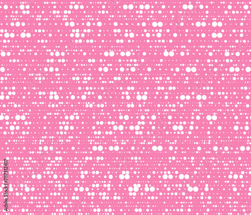 Punteado transparente horizontal fondo rosa.