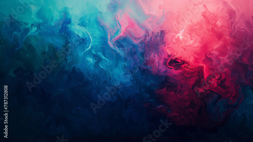 Watercolor abstract colorful paint brush strokes background, splash of vibrant colors in the style of painting, energetic and joyful concept, Generative AI
