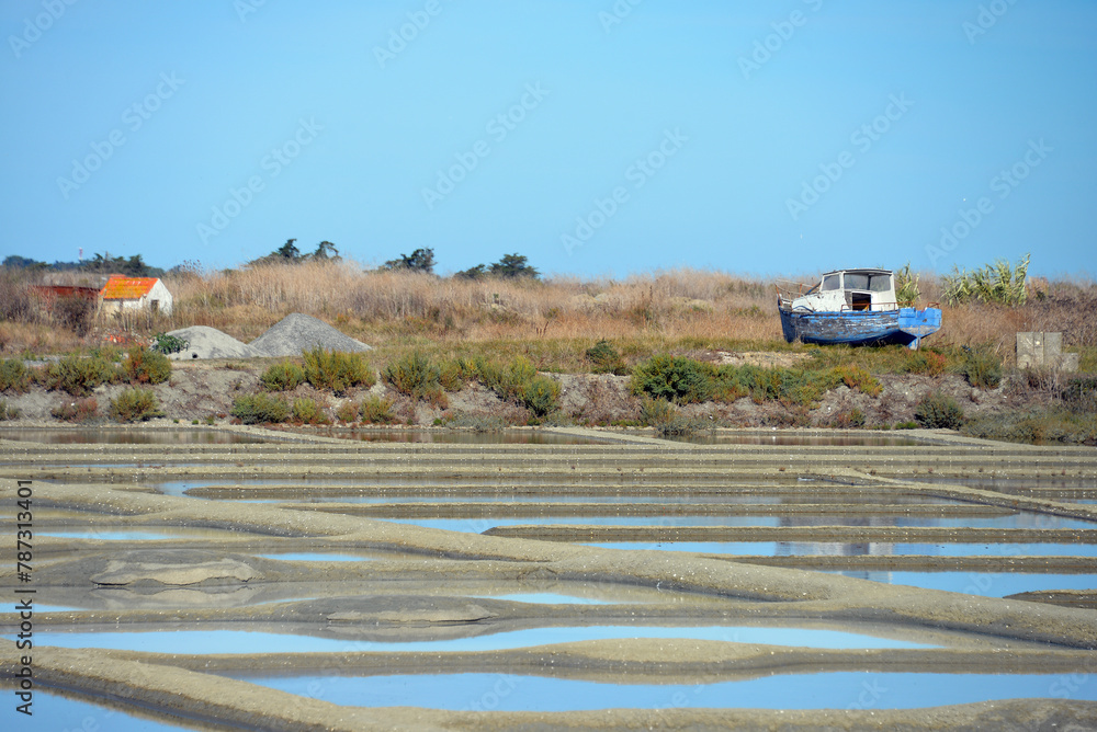 Salzgärten auf der Ile de Noirmoutier