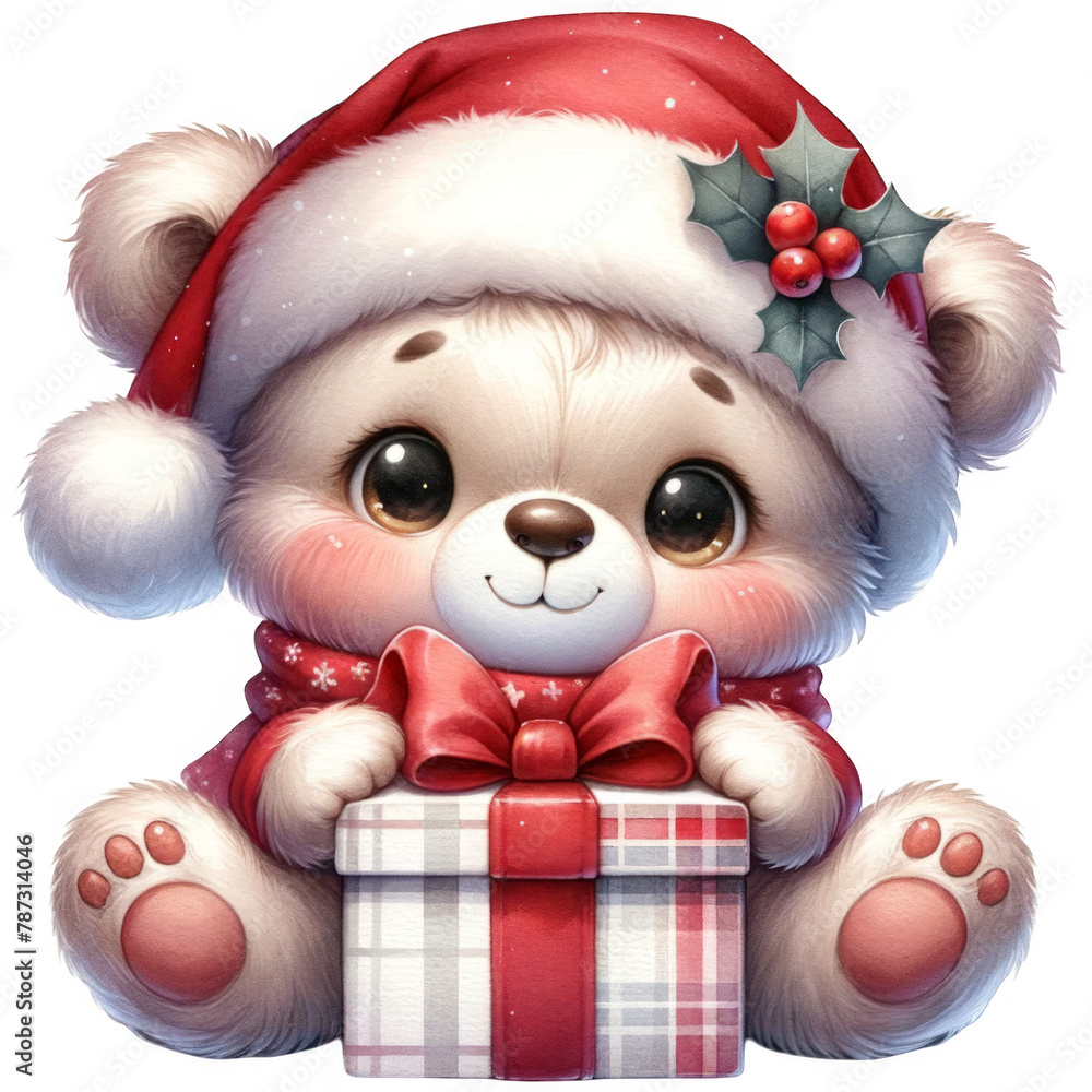 Cute Christmas bear Cute Christmas bear