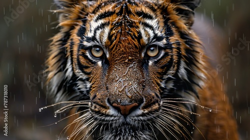 Tiger, Big Cat, Predator, Feline, Striped, Carnivore, Wild, Powerful, Majestic, Agile, Graceful, Beautiful, Ferocious, Roar, Roaring, Roaring tiger, Hunting, Stealthy, Prowling, Stalking photo