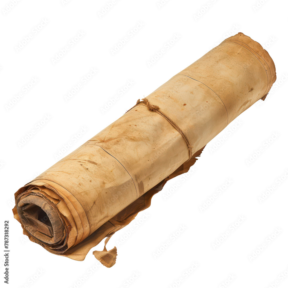 Roman Scroll (Volumen) of Roman Art isolated on transparent png. Roman Scroll (Volumen) of Roman Art isolated on transparent png.