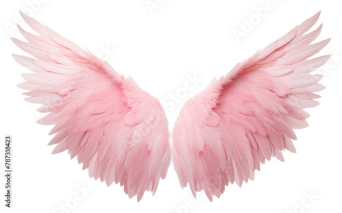 PNG  Wing png angel pink bird. photo