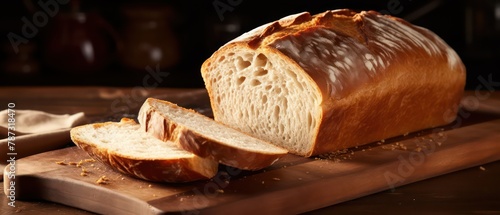 homemade bread in a cloth