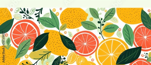 backgrounds with citrus fruits photo