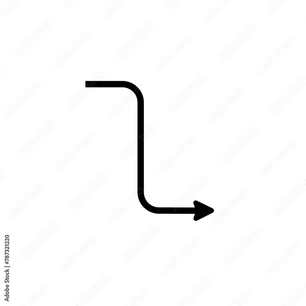 Infographics Arrow Pointer Line Infographics Arrow Pointer Line