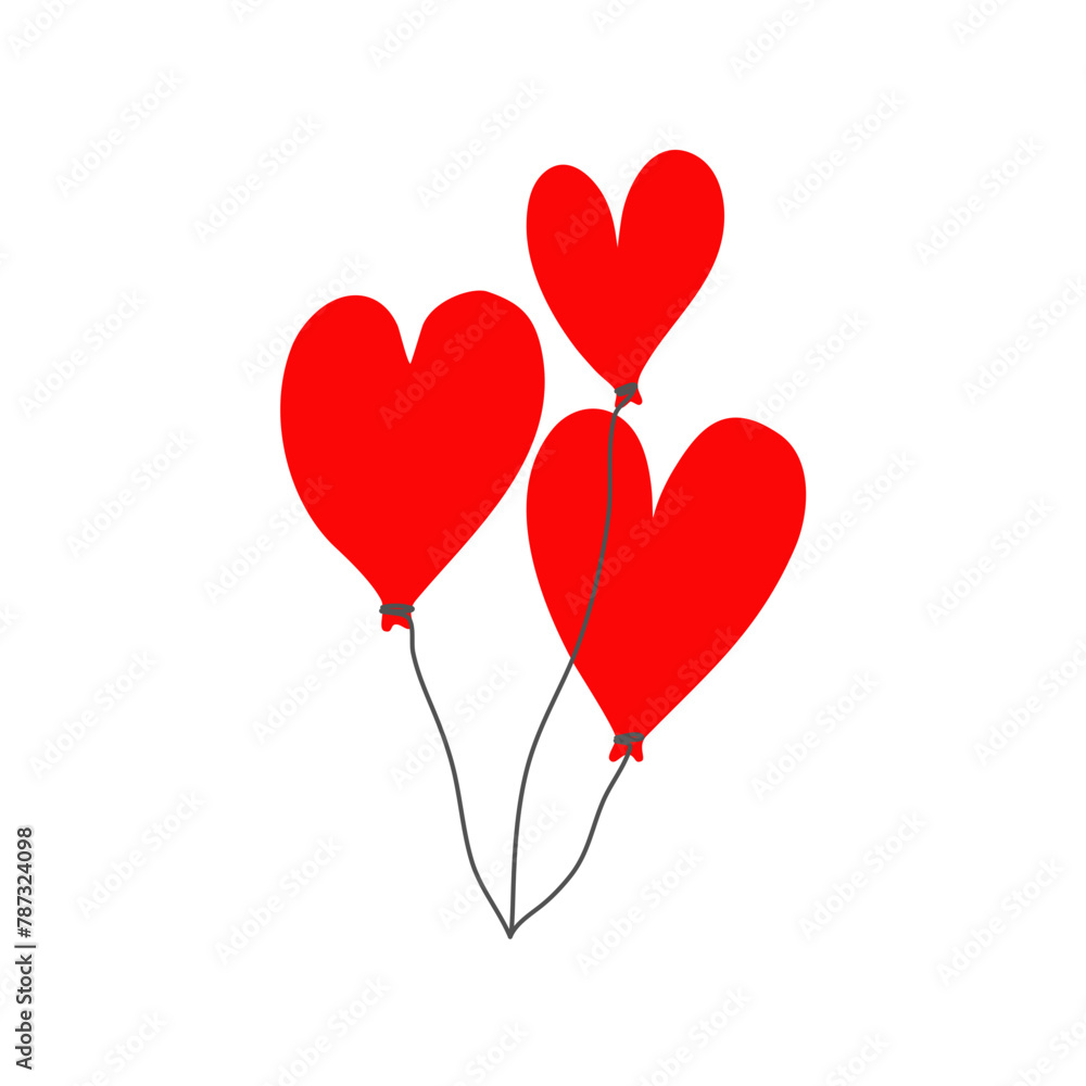 Heart Shapes Balloons Heart Shapes Balloons