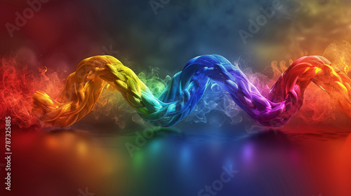 Raise awareness and promote understanding with the autism infinity rainbow symbol against a colorful backdrop. 
