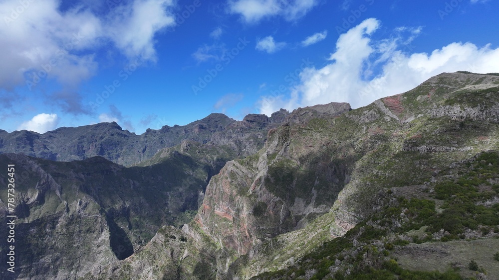 Mountains of Madeira- View of the mountains Mountains of Madeira- View of the mountains