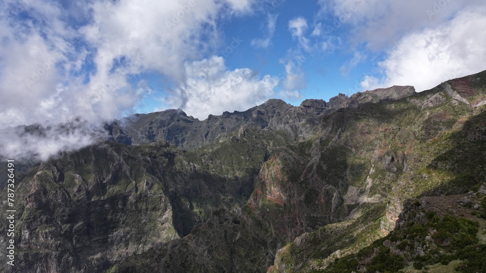 Mountains of Madeira- View of the mountains