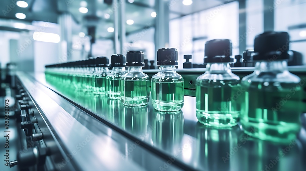 an AI-based system for tracking and tracing pharmaceutical glass bottles during manufacturing, ensuring adherence to quality standards with real-time monitoring capabilities
