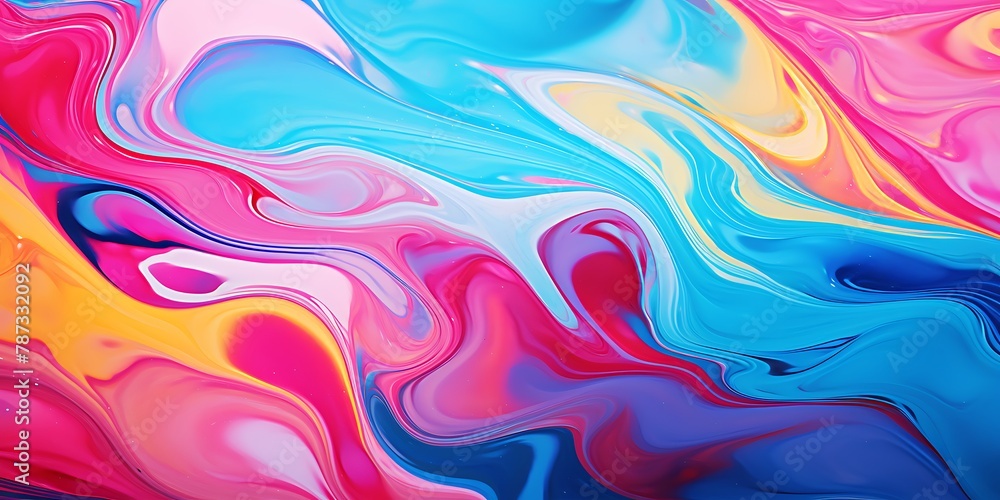 Abstract liquid background with fluid texture