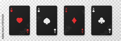 Vector playing cards png. Set of playing cards. Black cards png.