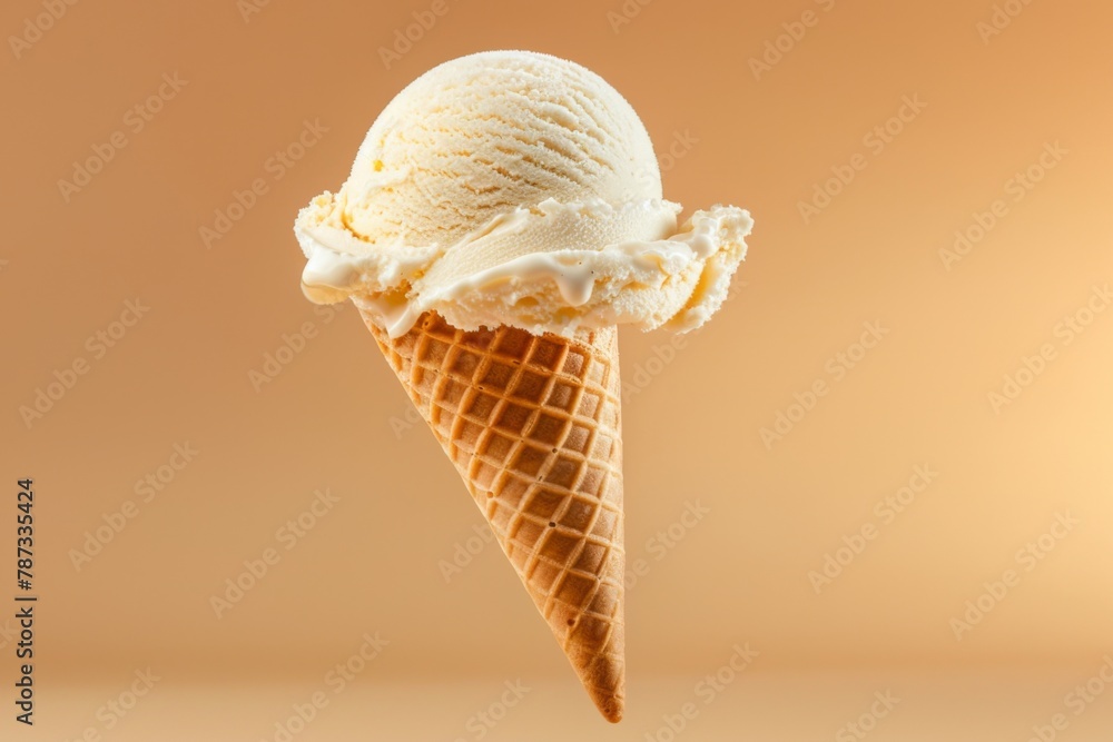 Vanilla Ice Cream Cone Vanilla Ice Cream Cone