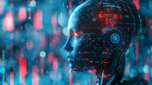 Artificial Intelligence robot © lynea