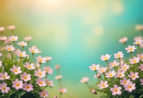 vintage background little flowers, nature beautiful, toning design spring nature, sun plants © M