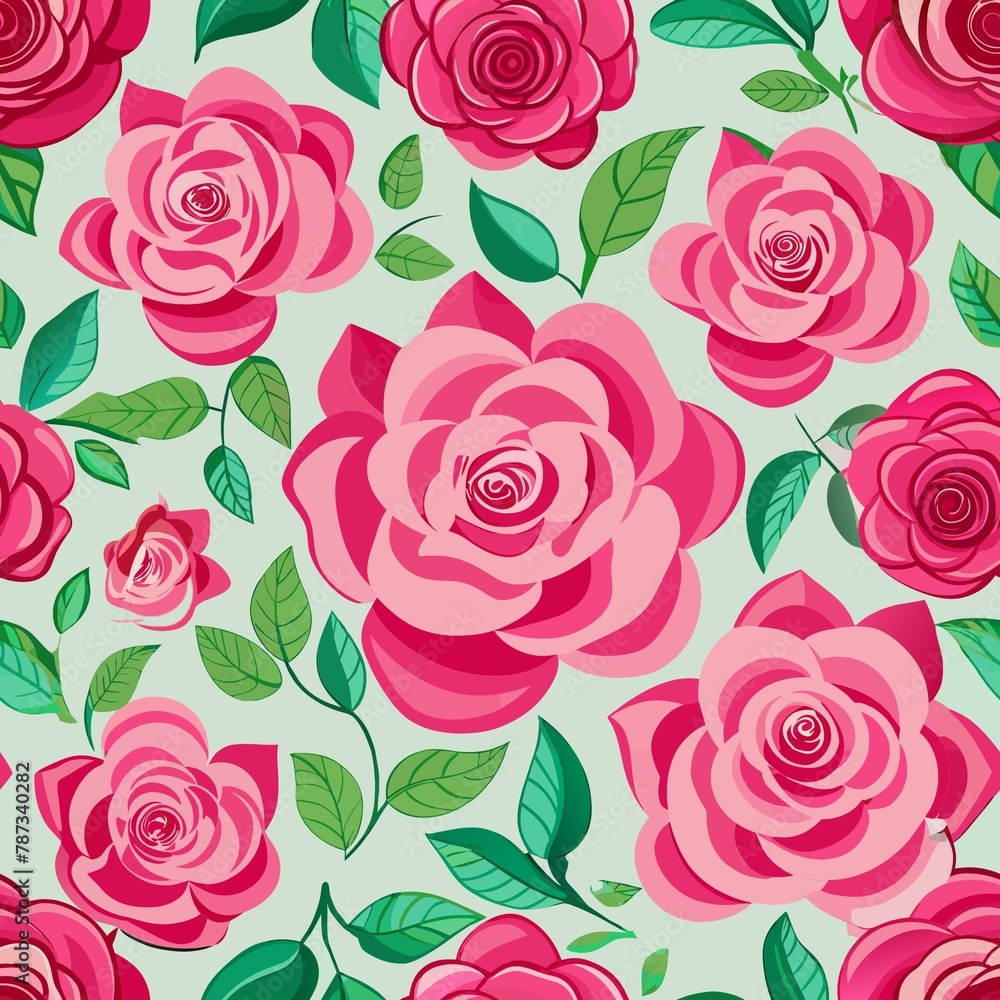 seamless pattern with roses seamless pattern with roses