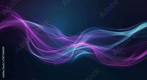 Wallpaper Mural Dark Blue with Gradient Of Purple And Teal Background Torontodigital.ca