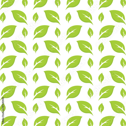 Leaf notable trendy multicolor repeating pattern vector illustration background design © jatu