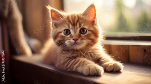 Wallpaper Mural A cute, cuddly brown kitten Torontodigital.ca