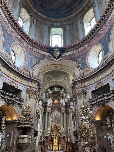 interior of the basilica of saint peter