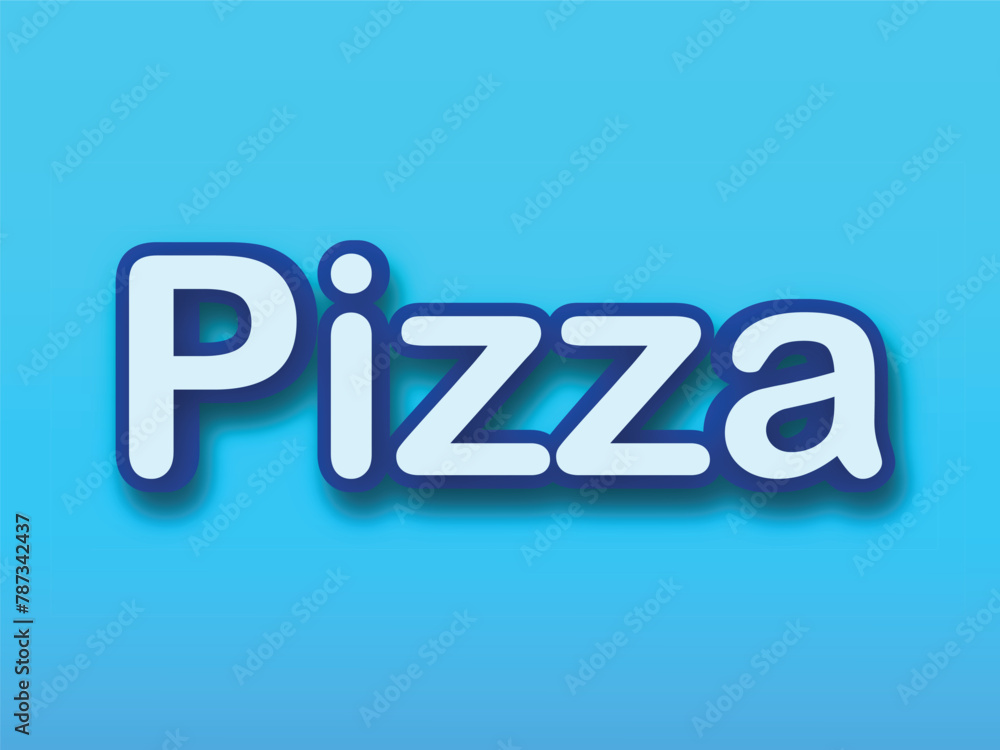 Modern editable food text effect design template Modern editable food text effect design template