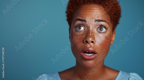 Woman with Surprised Expression photo