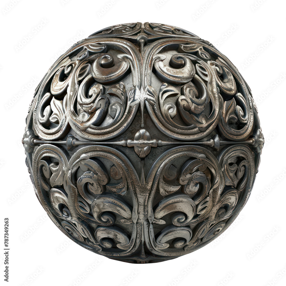 Orb of Romanesque Art isolated on transparent png. Orb of Romanesque Art isolated on transparent png.